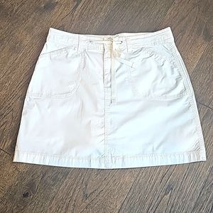 White Skort